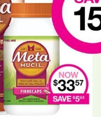 Priceline Metamucil Fibrecaps offer