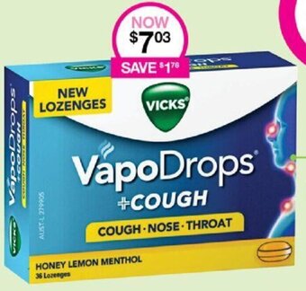 Priceline Vicks® VapoDrops +Cough offer