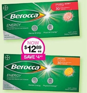 Priceline Berocca® Energy offer