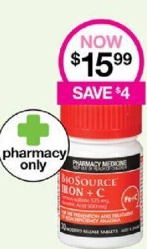 Priceline BioSource Iron +C offer