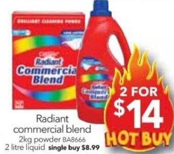 Cheap as Chips Radiant Commercial Blend 2kg Powder offer