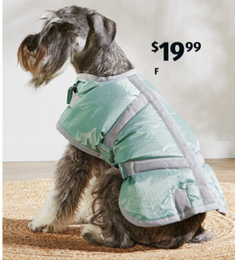 ALDI Dog Jacket - Medium or Large offer