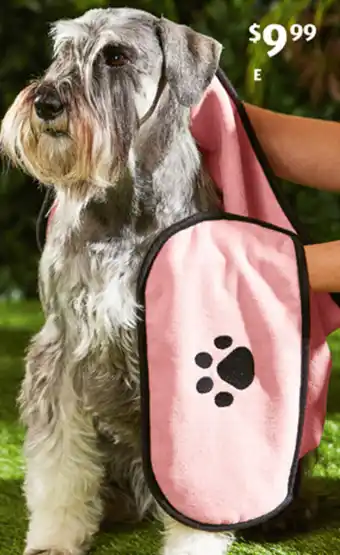 ALDI Pet Drying Mitt offer