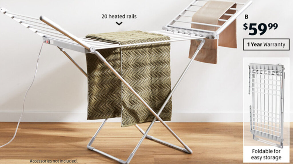 Heated Clothes Airer offer at ALDI