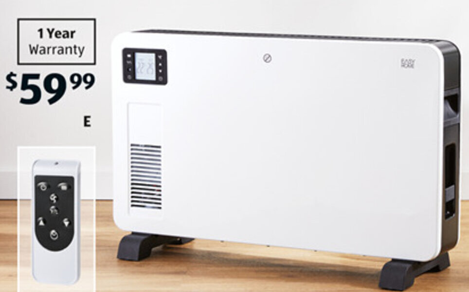 Convection Heater with Remote offer at ALDI