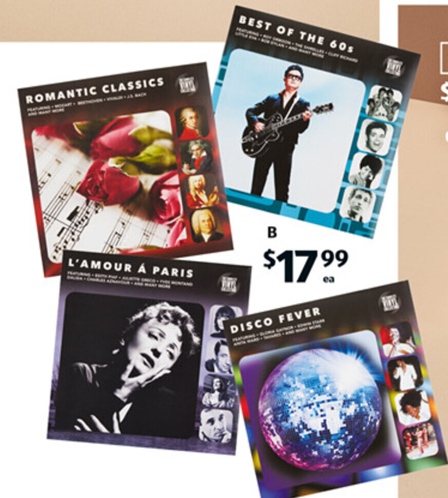 Assorted Vinyl Record Titles offer at ALDI