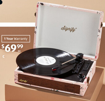 ALDI Vintage Turntable offer