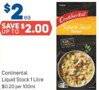 Foodland Continental Liquid Stock 1 Litre offer
