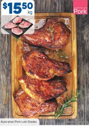 Foodland Australian Pork Loin Steaks offer