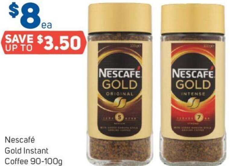 Nescafé Gold Instant Coffee 90100g offer at Foodland