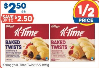 Foodland Kellogg's K-Time Twist 165-185g offer
