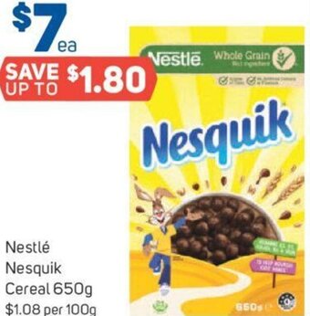 Foodland Nestlé Nesquik Cereal 650g offer