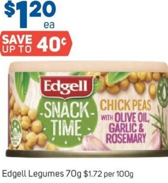 Foodland Edgell Legumes 70g offer