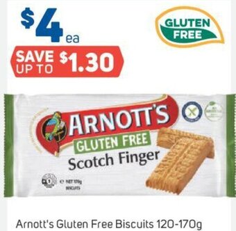 Foodland Arnott's Gluten Free Biscuits 120-170g offer