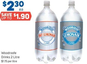 Foodland Woodroofe Drinks 2 Litre offer
