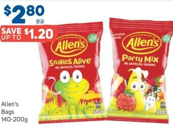 Foodland Allen's Bags 140-200g offer