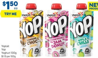 Yoplait Yop Yoghurt 130g