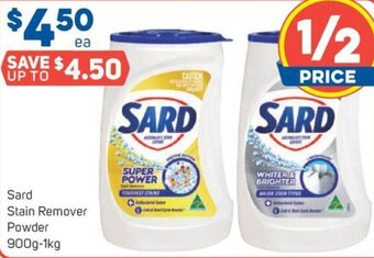 Foodland Sard Stain Remover Powder 900g-1kg offer