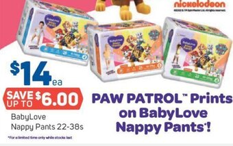 Foodland BabyLove Nappy Pants 22-38s offer