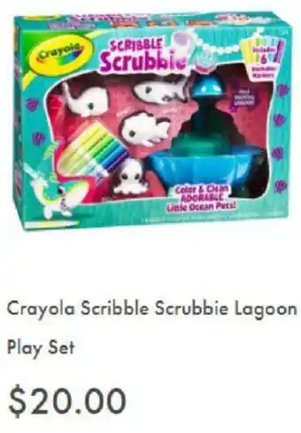 Crayola Scribble Scrubbie Lagoon Play Set