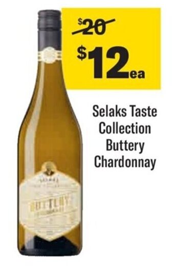 Liquorland Selaks Taste Collection Buttery Chardonnay offer