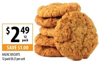 Anzac Biscuits 12 pack