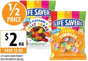 Supabarn Life Savers Confectionery Selected Varieties offer