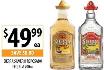 Supabarn Sierra Silver & Reposado Tequila 700ml offer