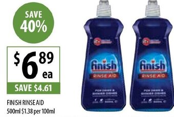Supabarn Finish Rinse Aid 500ml offer