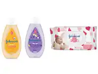 Foodworks Johnson’s Baby Skincare Wipes Refill 80 Pack, Lotion, Shampoo, Oil or Bedtime Bath 200ml offer