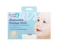 Discount Drug Stores Baby U Disposable Change Mats 10 Pack offer