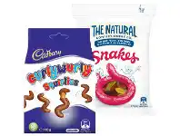 Foodworks The Natural Confectionery Company or Cadbury Bitesize Confectionary 110-260g offer