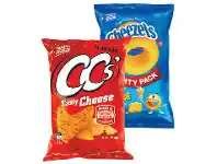 Foodworks CC’s Corn Chips, Cheezels or Chickadees 175/190g offer