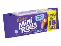 Coles Cadbury Chocolate Mini Rolls 18 Pack 445g offer