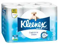 Foodworks Kleenex Complete Clean Toilet Tissue 12 Pack offer