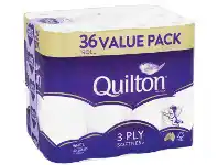 Foodworks Quilton Toilet Tissue 36 Pack offer