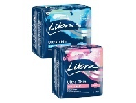 Coles Libra Ultra Thin Pads 12 Pack-14 Pack offer