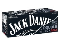 Liquorland Jack Daniels Double Jack & Cola Can 375ml (10 Pack) offer