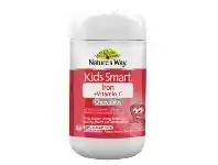Nature's Way Kids Smart Iron + Vitamin C 50 Chewable Tablets