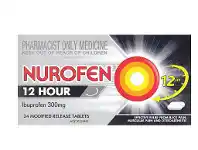 Chemist King Nurofen 12 Hour Pain and Inflammation Relief 300mg 24 Tablets offer