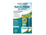 Chemist King Nasonex Allergy Twin Pack 2 x 140 Metered Nasal Sprays offer