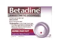 Chemist King Betadine Anaesthetic Sore Throat Berry 16 Lozenges offer