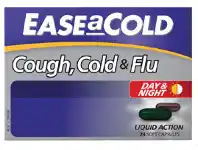 Ease a Cold Cough, Cold & Flu Day & Night 24 Capsules