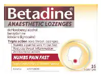 Discount Drug Stores Betadine Anaesthetic Sore Honey & Lemon 16 Lozenges offer