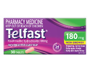 Discount Drug Stores Telfast Hayfever Allergy Relief 180mg 30 Tablets offer