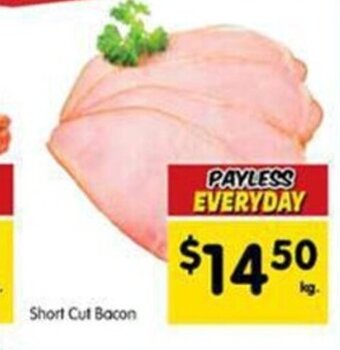 Spar Short Cut Bacon offer