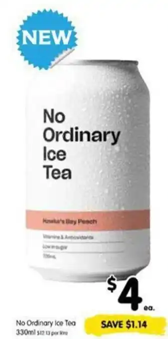 Spar No Ordinary Ice Tea No Ordinary Ice Tea 330ml $12 13 perve offer