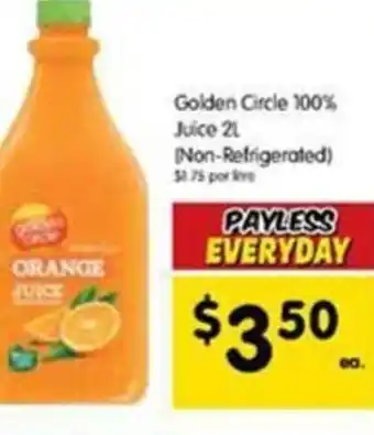 Spar Golden Circle 100% Juice 21 Golden Circle 100% Juice 21 (Non-Refrigerated) $1.75 por kve offer