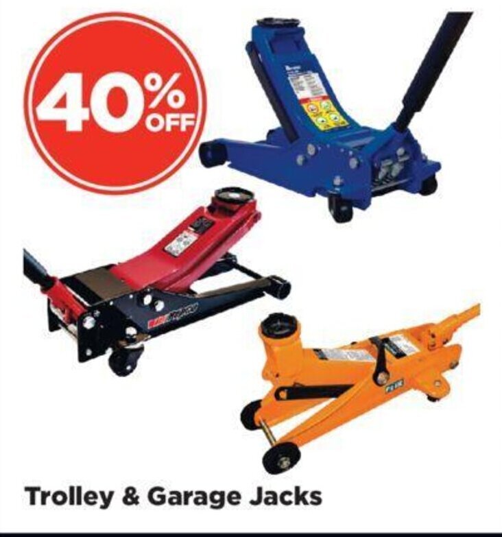 Trolley & Garage Jacks offer at Repco
