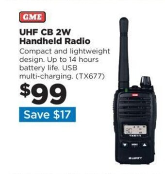 Repco UHF CB 2W Handheld Radio offer